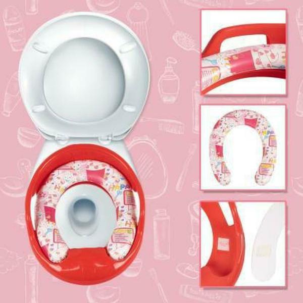 Nabhya Soft Cushion Baby Potty Seat with Handle and Back Support Toilet