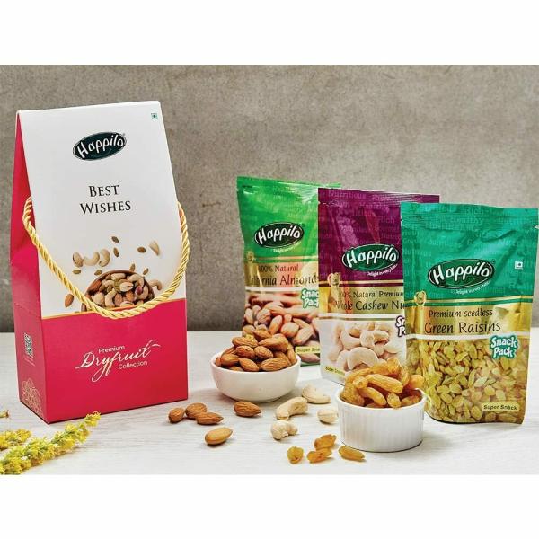 Happilo Dry Fruit Celebrations Gift Box Aster 130g JioMart