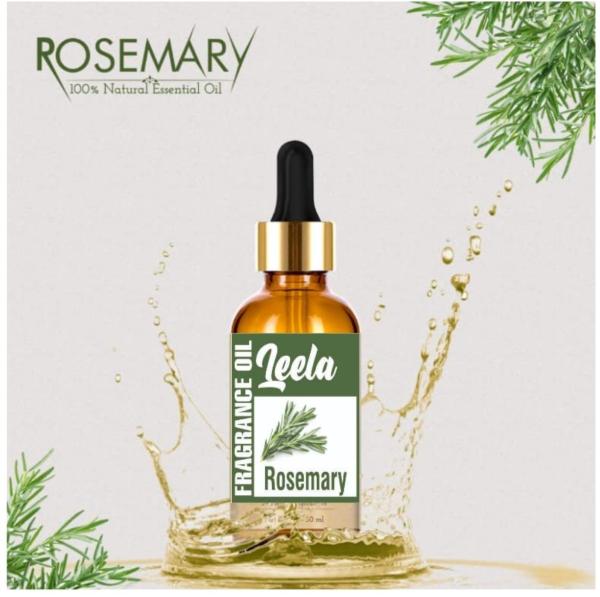 Leela Organic Antibacterial Rosemary Essential Oil Hair and Skin Care