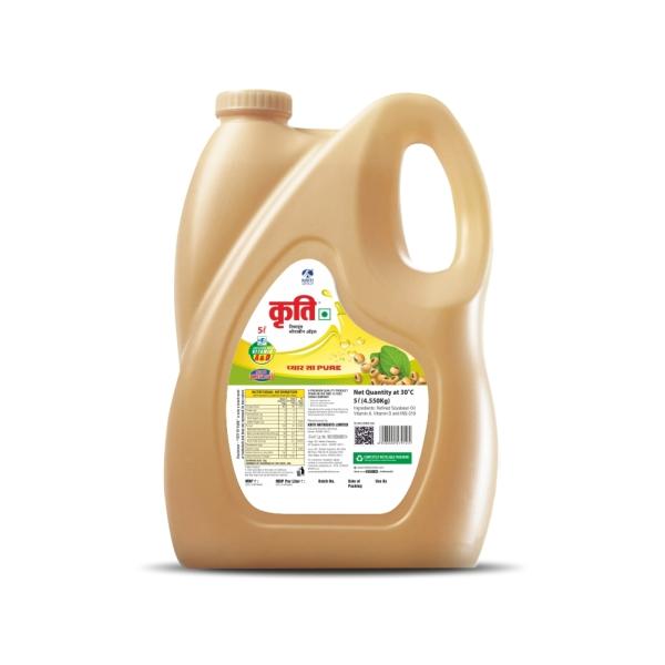 Kriti Refined Soybean Oil 5L Jerry (Pack of 1) JioMart