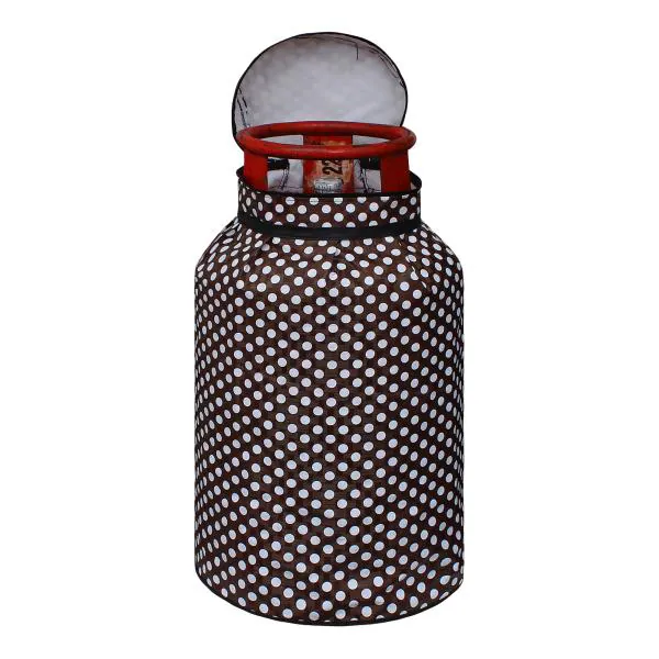 DREAM CARE LPG PVC Gas Cylinder Cover (25 * 12 Inches) Brown JioMart