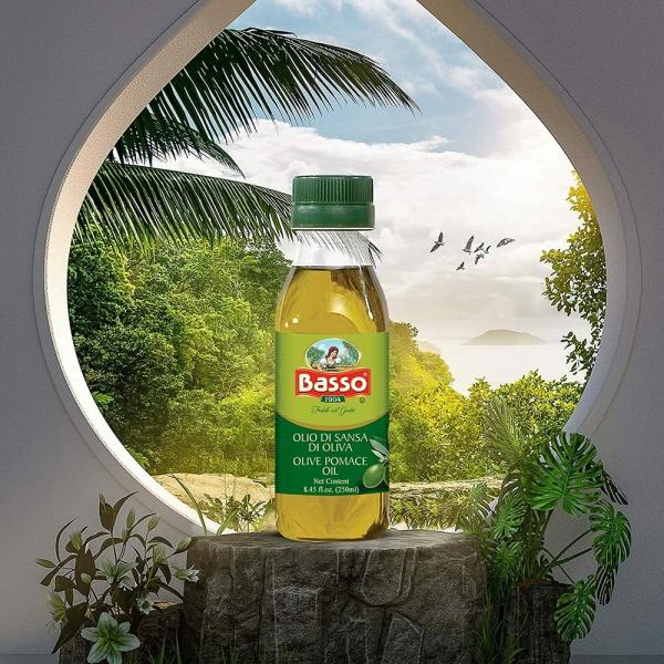 Basso Olive Oil Pomace, 250 ml Packed in Italy JioMart