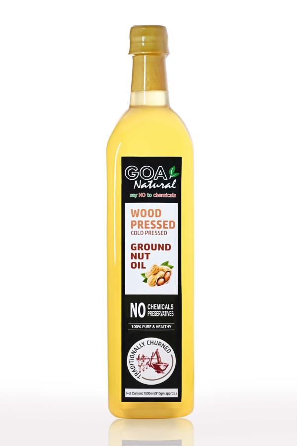 Goa Natural Cold Pressed Cooking Groundnut Oil , 100 Pure , Edible (1Ltr) JioMart