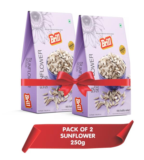 Brill Sunflower Seeds (250g x 2pkts) 500g JioMart