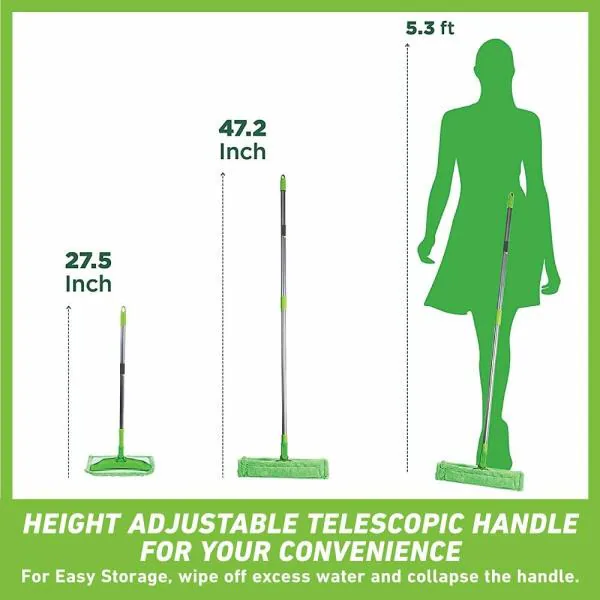 ScotchBrite Multipurpose Microfiber Flat Mop for Dry & Wet Cleaning