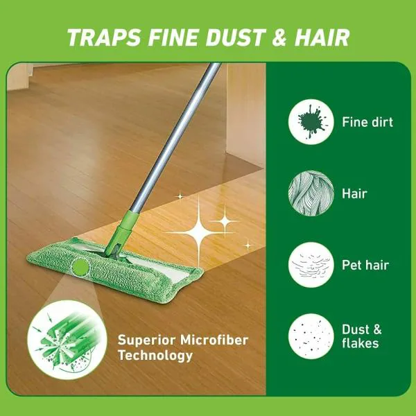 ScotchBrite Multipurpose Microfiber Flat Mop for Dry & Wet Cleaning