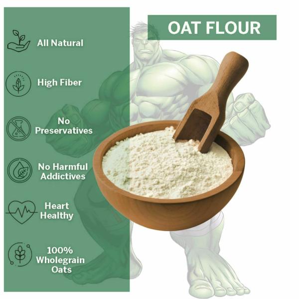 Oateo Oat FlourNatural and highprotein flourNo Wheat No Maida