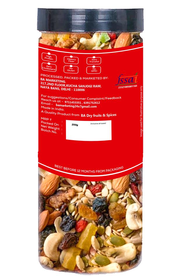 BA Dryfruits and Spices Mixed Dry Fruit, Nuts, Seeds, Berries 1 kg