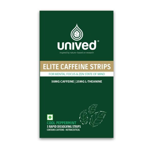 Unived Elite Caffeine Strips Strips 5 Strips JioMart