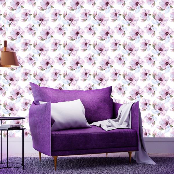 WallWear Wallpapers & Wall Stickers Model (GullFlower) Pack Of 1 Roll (40x300) cm Wallpaper For