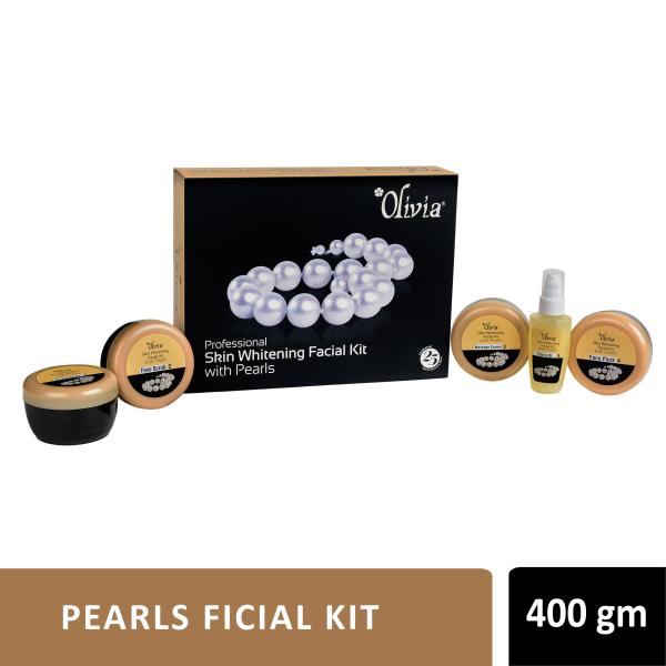 Olivia Professional Skin Whitening Pearl Facial Kit 400g Contains