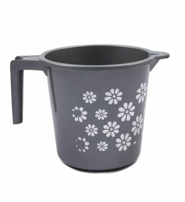 Regalo Bathroom Accessories Set Plastic Bath Set Bathroom Bucket, Mug