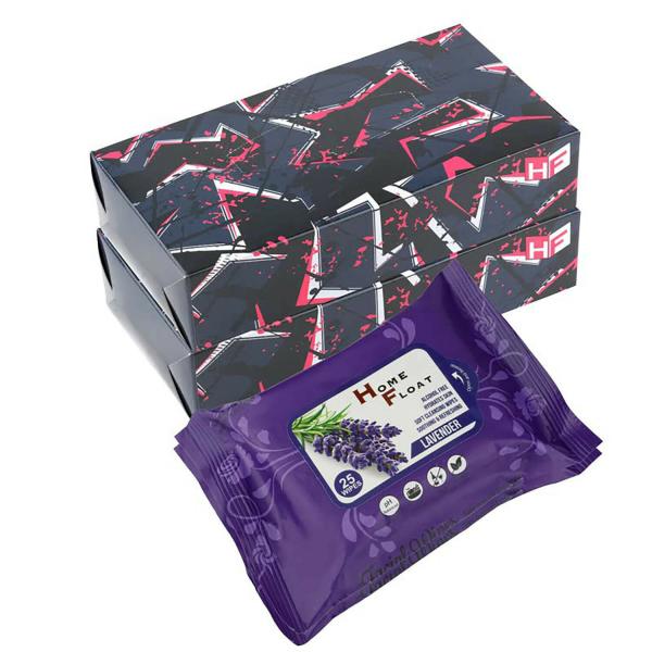 Home Float Multicolor Paper Ultra Soft Premium Tissue Paper Box and Wet