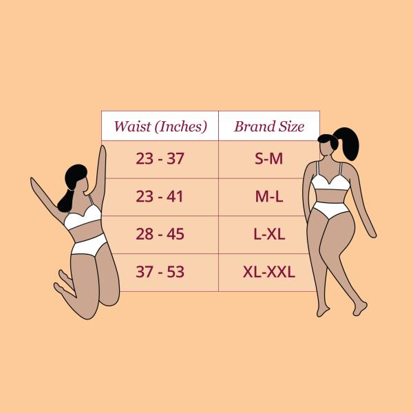 Carmesi Disposable Overnight Underwear for Women (SM) 360 degree