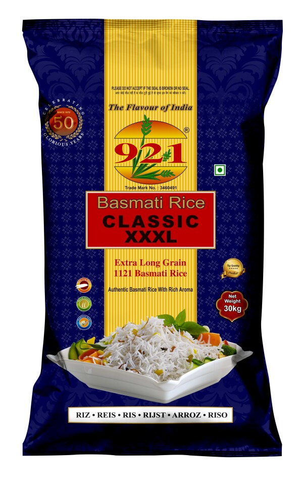 921 CLASSIC XXXL BIRYANI SPECIAL BASMATI RICE 30 KG JioMart