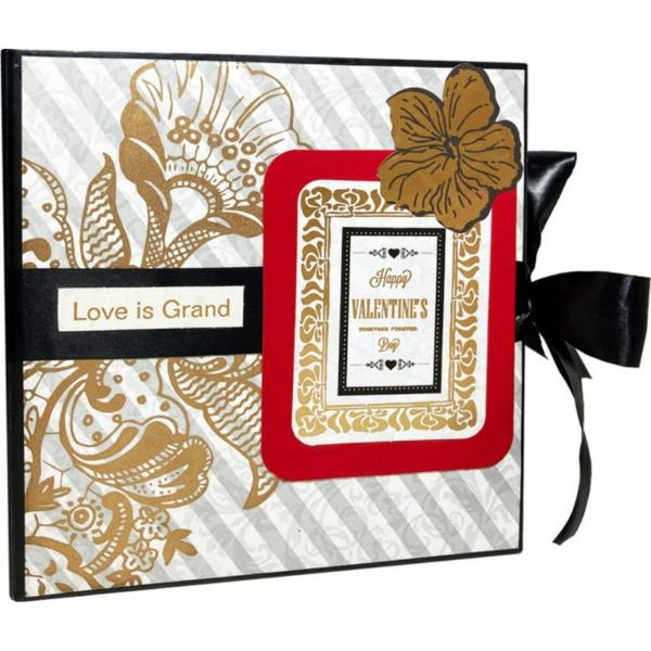 Crafted with Passion Black Handmade Scrapbook Greeting Card JioMart