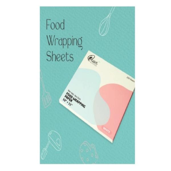 Qiwi Food Wrapping Paper 100 Sheets FDA Approved Certified Food