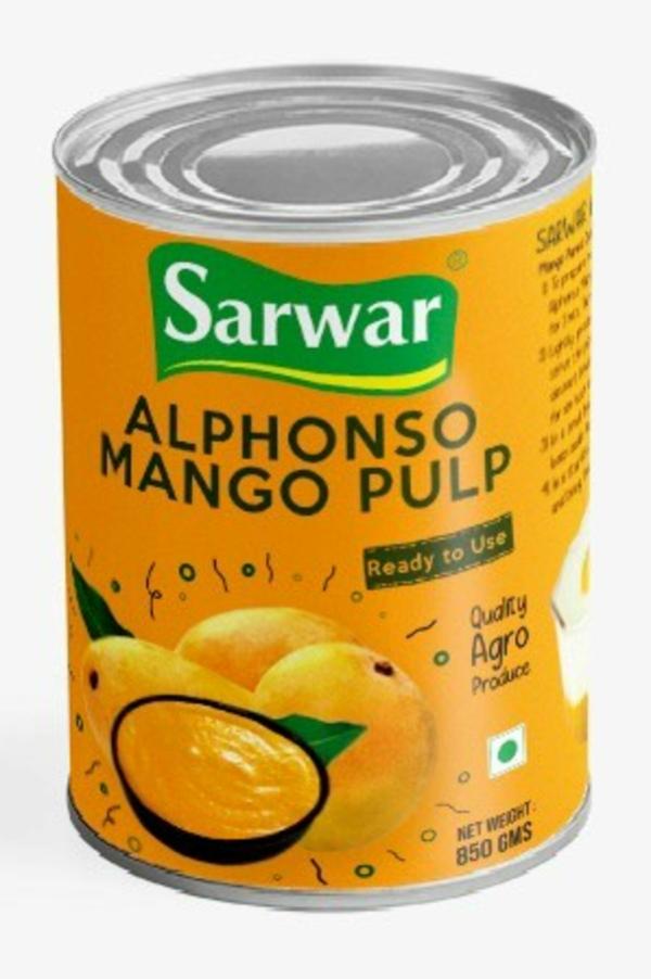 Sawar Alphonso Mango Pulp 850 Gram JioMart