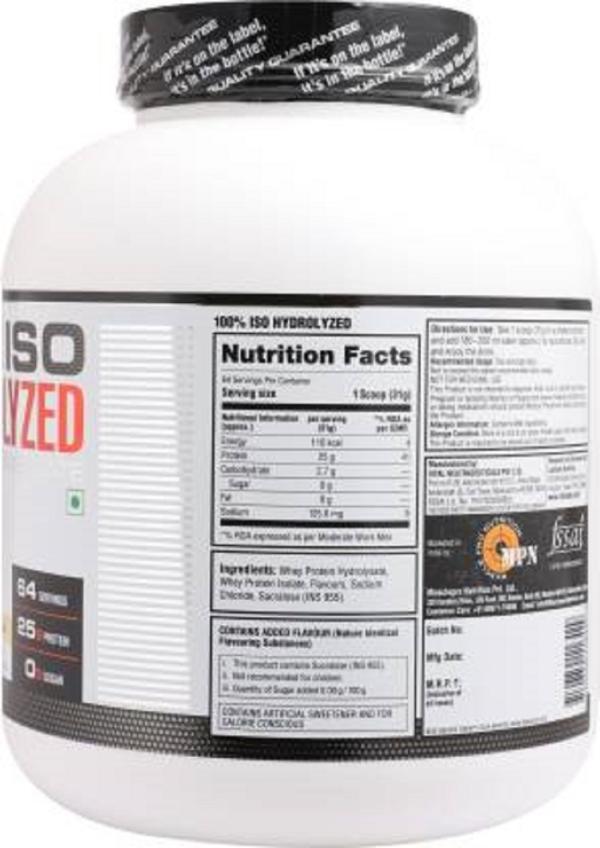 Labrada Nutrition ISO Hydrolyzed Vanilla 100 Whey Protein Isolate