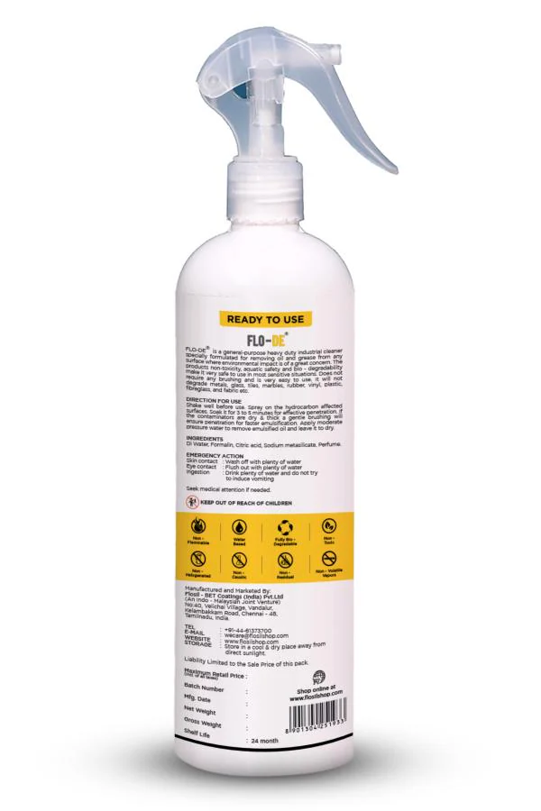 FLODE INDUSTRIAL DEGREASER INDUSTRIAL EQUIPMENT CLEANER HEAVY DUTY