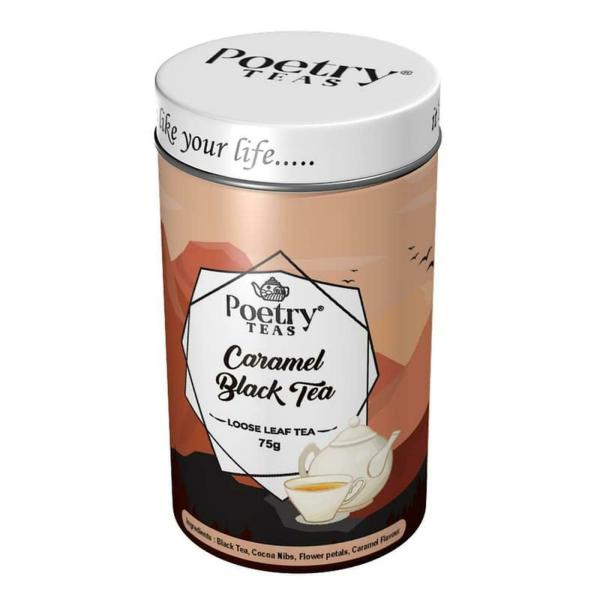 Poetry Teas Caramel Black Tea Stress Relief And Digestion 75 g Loose