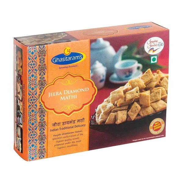 GHASITARAM'S Jeera Diamond Mathri ,Jeera Snacks, Healthy Snacks ...