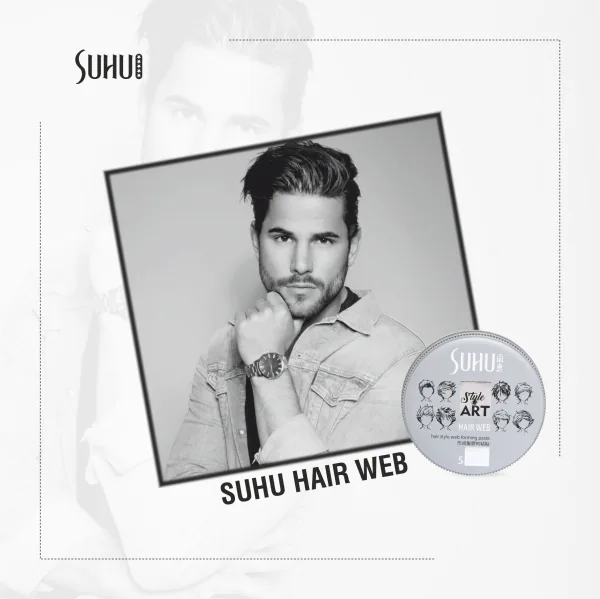 SUHU Style Art Hair Web wax for Men, Long Lasting strong Hold & matte  finished look 100ml - JioMart