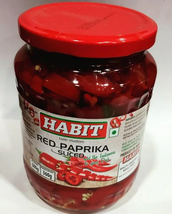 Habit Sliced Red Paprika, 680 G - JioMart