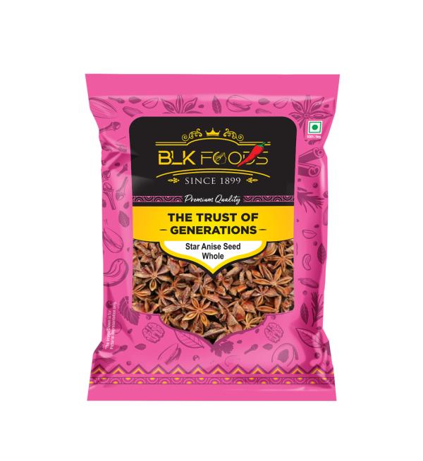 BLK Foods Select Star Anise Seed Whole (Badiyan) 100g JioMart