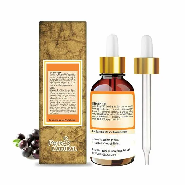 Crysalis Acai Berry (Euterpe Oleracea) Oil100 Pure & Natural