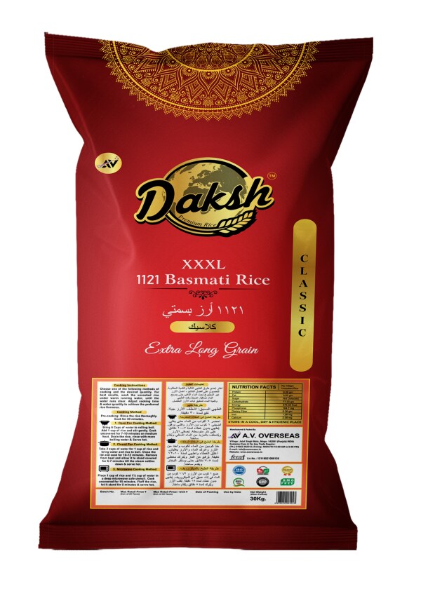 DAKSH CLASSIC BASMATI RICE 30 KG JioMart