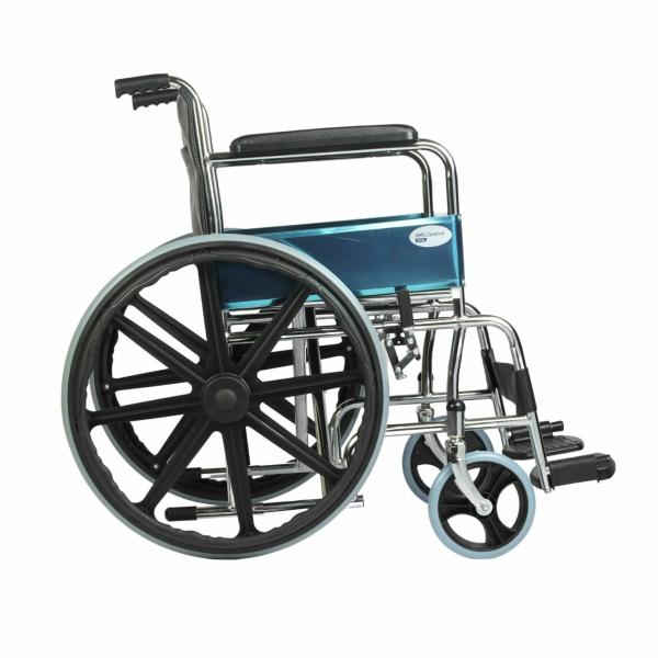 VMS Careline Royal Mag Wheel Regular Foldable Wheelchair with Safety Belt (Mag Wheels) JioMart