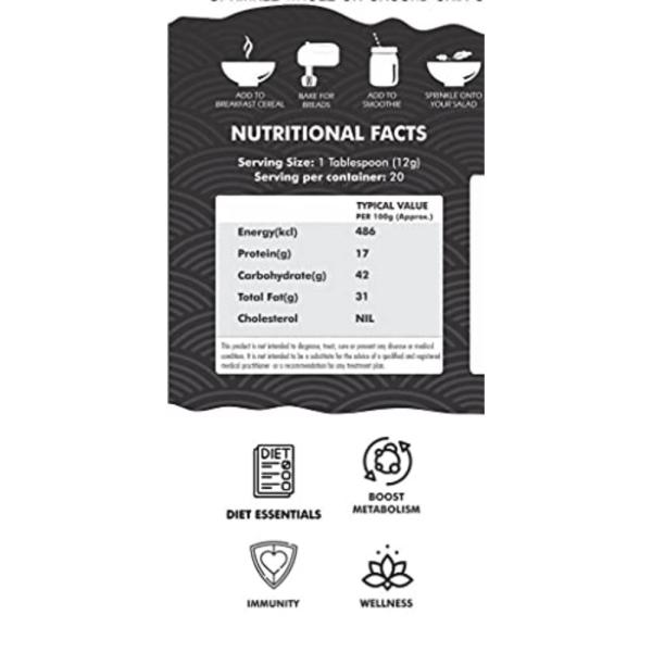 INNOVEDA Raw Chia Seeds Glowing Skin Weight Management Aids Digestion