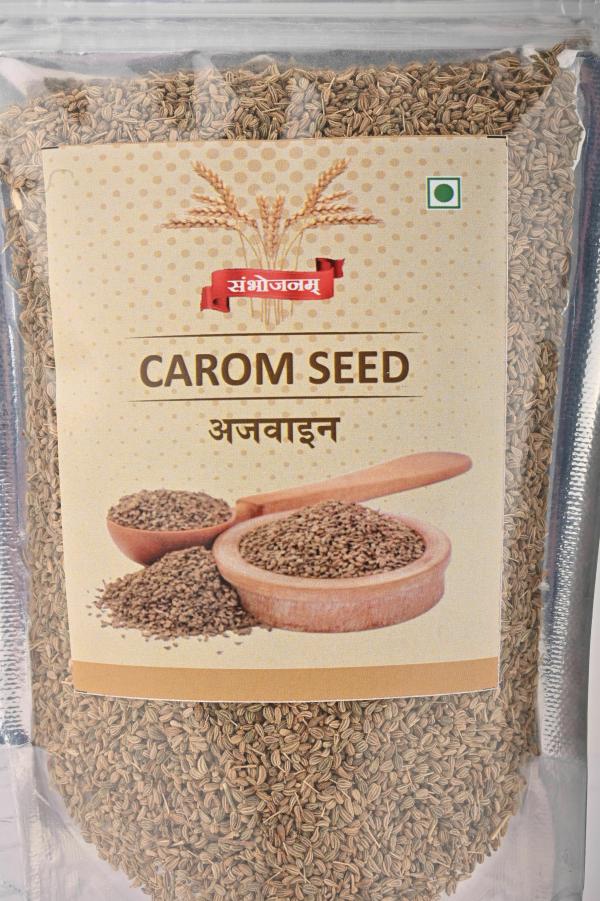 SAMBHOJANAM Pure Ajwain800 gm/ Carrom Seeds200gm each (Pack of 4