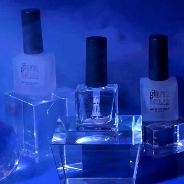 SDSILVER DOLLAR GEL Top Coat Long Lasting Nail LacquerChip resistant