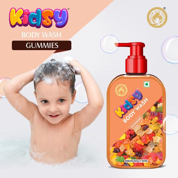 Mom & World Kidsy Gummies Body Wash No Tears, No SLS For KIDS