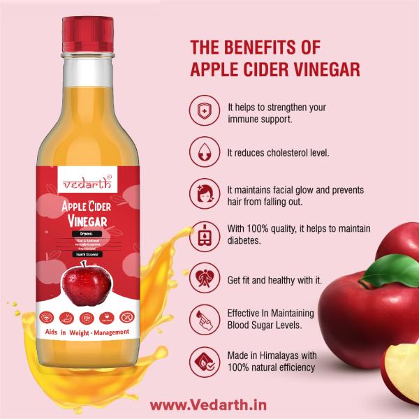 Apple cider vinegar for weight loss boost immunity and good for hair and  skin Vinegar (3 x  L) - JioMart