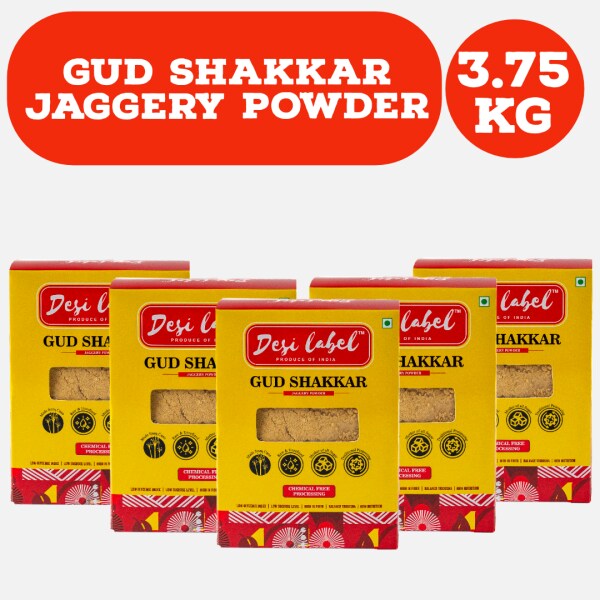 Desi label Organic Jaggery Powder For Tea Coffee Milk Natural Desi