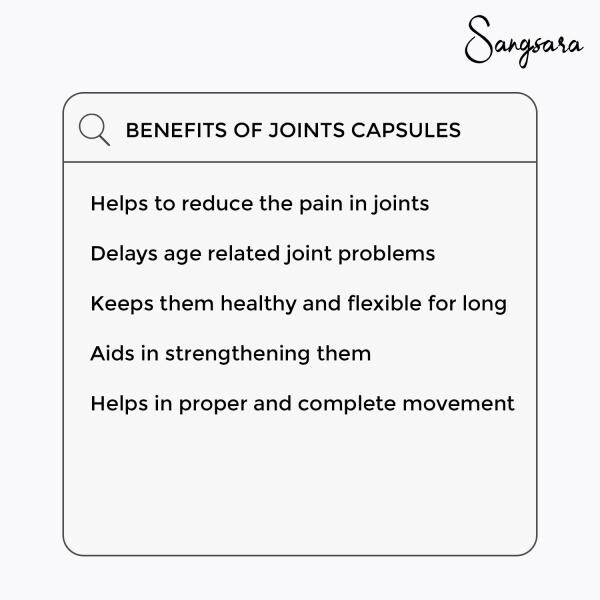 Sangsara Joints Ayurvedic Capsules For Joints Pain Support For Healthy