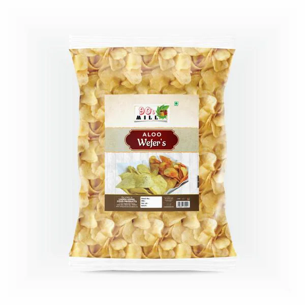 Salted Aloo Wafers Aloo Chips Potato Chips Tasty Yummy Snack