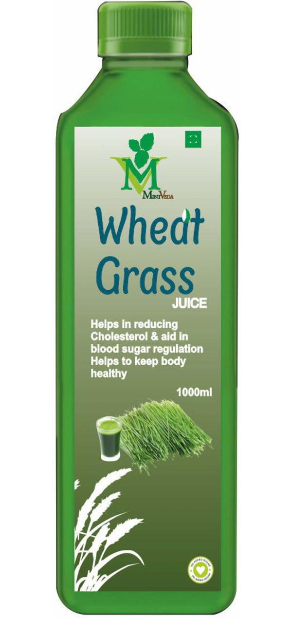 MINTVEDA Wheat Grass Juice, 1 L JioMart