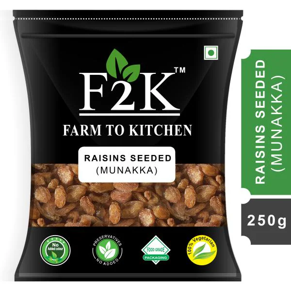 F2K Premium Munakka (Abjosh) King size 250 gm Munakka raisins JioMart