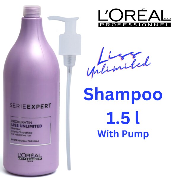 Loreal Professional Prokeratin Liss Unlimited Shampoo 1.5 L with Pump