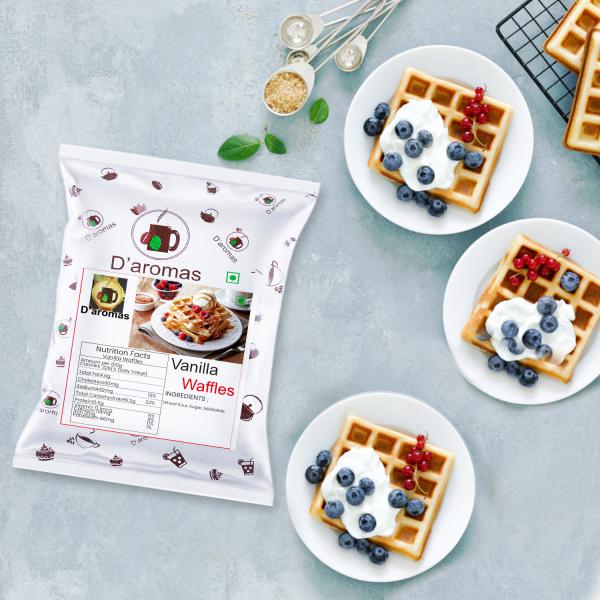 Daroma's Vanilla Maida Waffle Mix I Vanilla Maida Waffles Premix I Egg