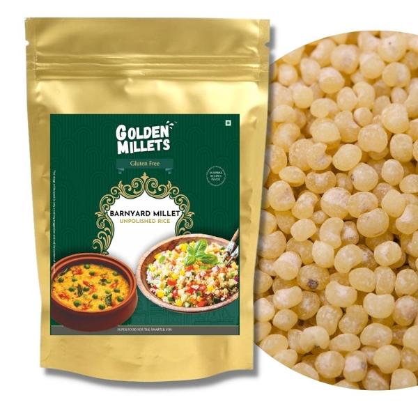 GOLDEN MILLETS Barnyard Millet 500g Unpolished Rice 100 Gluten Free