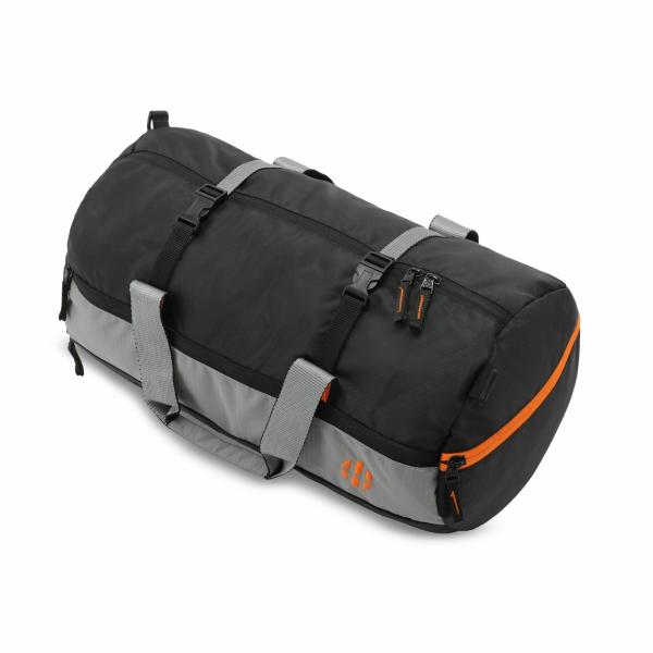 Harissons Bags Black Orange Polyester Trinity Gym Duffel, Sports Bag