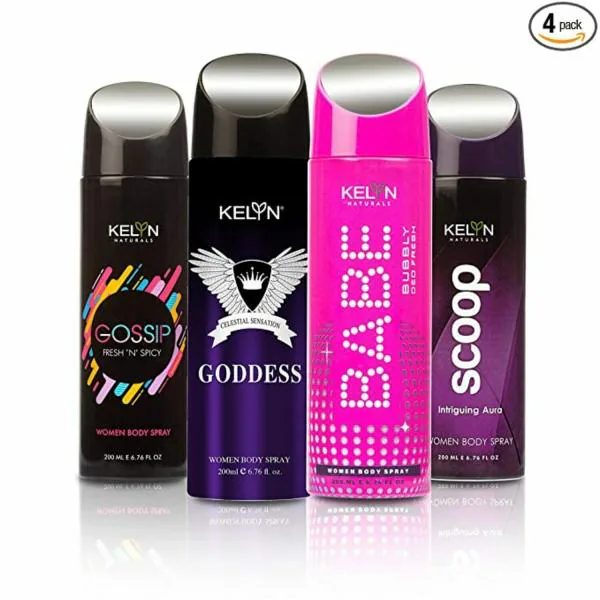 KELYN Deodorant Combo for Women, Body Spray Perfume Long Lasting
