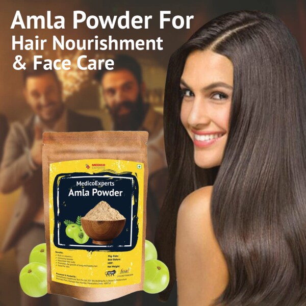 MedicoExperts Amla Powder for Hair Growth| Skin Care| Drink & Eat (100gm) -  JioMart