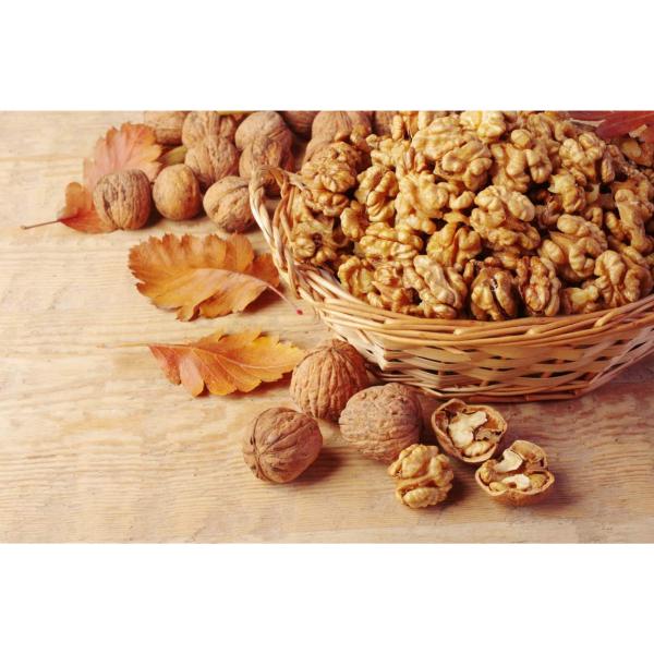 Government of Nuts 1 Kg Walnut Without Shell Quarter Kernels Kashmiri