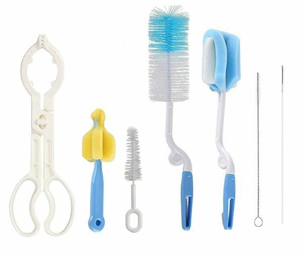 SYGA Baby Milk Bottle Cleaning Tong Set 7 pcs JioMart